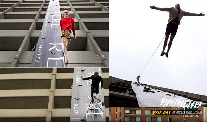 Sàn Catwalk độc nhất vô nhị và rất mạo hiểm từ trên không trung.