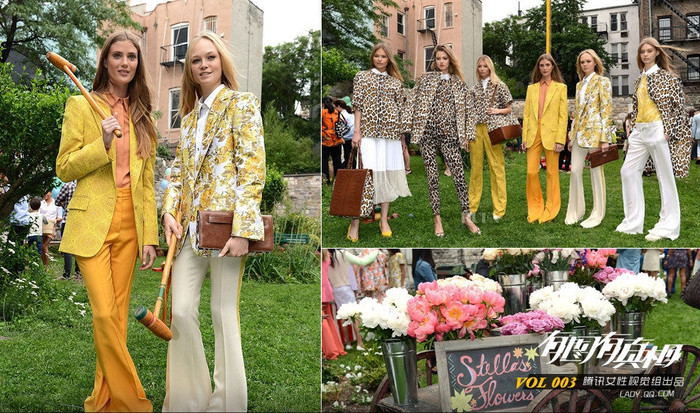 Show thời trang của Stella McCartney được tổ chức trên những thảm cỏ xanh mướt.