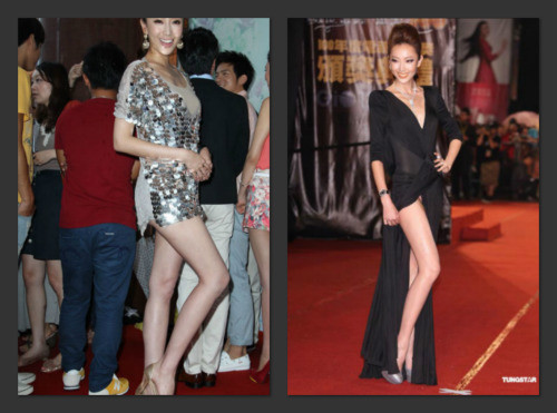 Người đẹp Tùy Đường cũng như Dương Mịch và Ngôi Bội Từ, luôn sử dụng váy xẻ tà và váy ngắn.