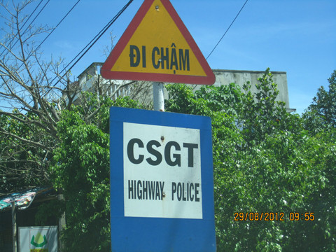 Cảnh sát giao thông giờ cũng mang hàm ý "nguy hiểm".