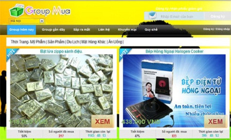 Trang web mua theo nhóm groupmua bị xử phạt vì kinh doanh hàng giả.