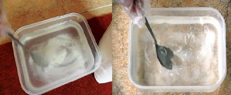 Để thử nghiệm sức tẩy rửa của loại hóa chất này, PV Phunutoday đã tiến hành thử nghiệm các bước giống như chất tẩy đường