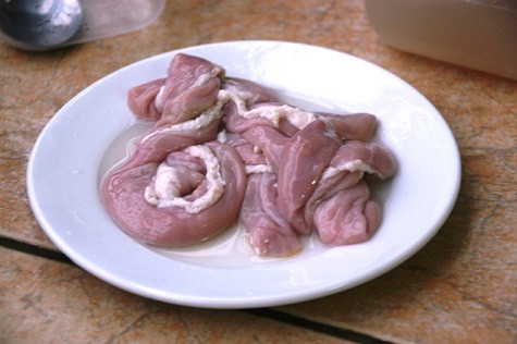 Và đây là kết quả sau khi ngâm vào nước pha bột săm - pết