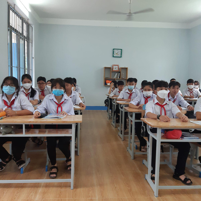 Học sinh lớp 9 A3 Trung học cơ sở Bưng riềng - Ảnh Sơn Quang Huyến Học sinh lớp 9 A3 Trung học cơ sở Bưng riềng - Ảnh Sơn Quang Huyến