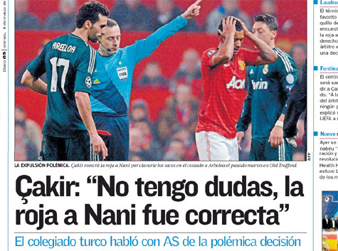 Bài phỏng vấn bịa đặt trên tờ AS. Bài phỏng vấn bịa đặt trên tờ AS.