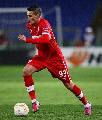 Macheda trong màu áo Stuttgart