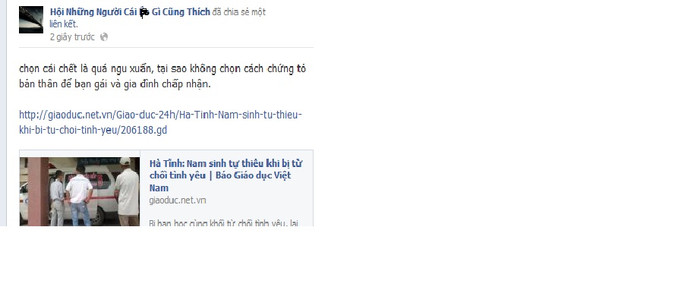 Cư dân mạng bức xúc trước hành động nông nổi, dại dột của học sinh này