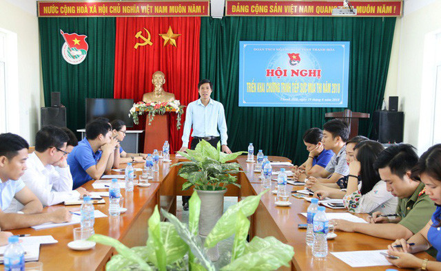 Tỉnh đoàn Thanh Hóa sẽ triển khai chương trình tiếp sức mùa thi với sự huy động 1.500 đoàn viên thanh niên, chia thành 110 đội hình tham gia tiếp sức cho các thí sinh tham dự kỳ thi trung học phổ thông quốc gia năm 2018.