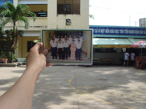 Có lẽ đây là bức ảnh cuối cùng của thời học sinh.... (Trường THPT Nguyễn Hữu Cầu, huyện Hóc Môn, TP.HCM)