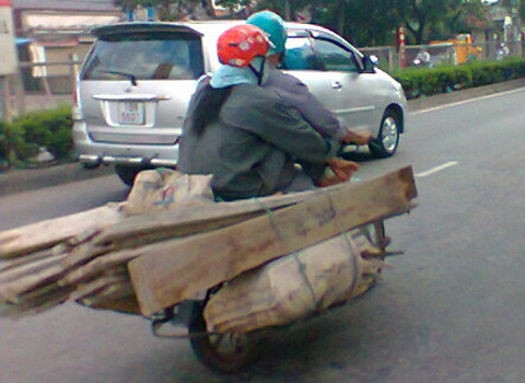 Chỗ ngồi "siêu an toàn". Ảnh: Pham Son Chỗ ngồi "siêu an toàn". Ảnh: Pham Son