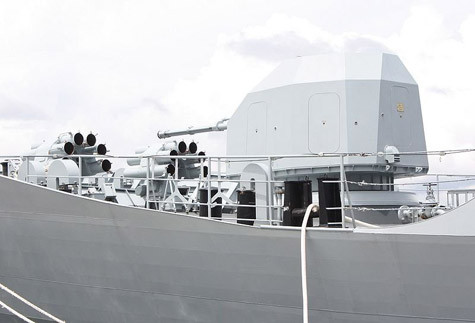 Pháo hạm AK-176M 76,2 mm trên tàu khu trục F-22P Pháo hạm AK-176M 76,2 mm trên tàu khu trục F-22P