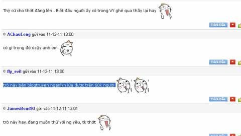 Bình luận của teen về "máy đo tình yêu" Bình luận của teen về "máy đo tình yêu"