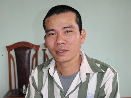 Phạm nhân Nguyễn Hữu Điềm. Ảnh: Nguyễn Vũ Phạm nhân Nguyễn Hữu Điềm. Ảnh: Nguyễn Vũ