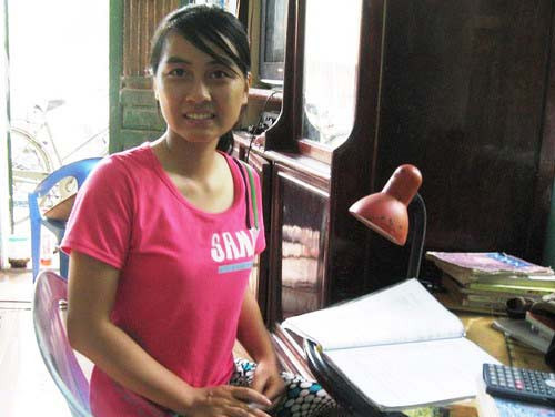 Để đạt kết quả cao, Vượng luôn đặt ra mục tiêu cho mình