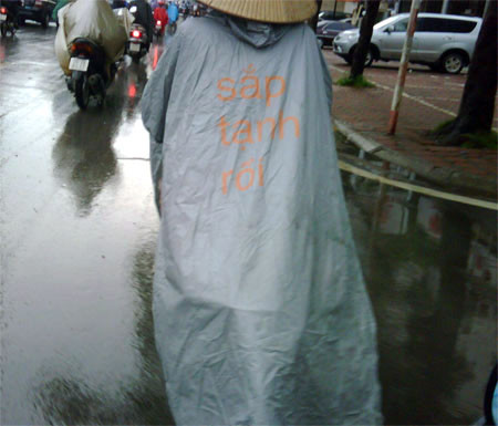 Mưa sắp tạnh rồi! Mưa sắp tạnh rồi!