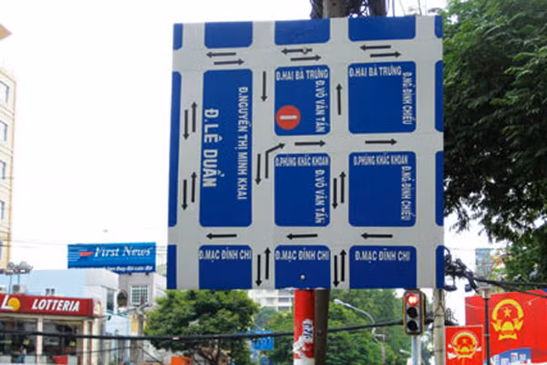 Ai đủ thời gian để dừng lại ngắm nghía tấm biển này chắc cũng đủ chết mệt - Ảnh: Sưu tầm