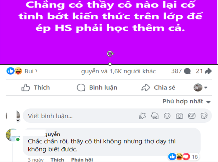 Ảnh chụp màn hình do tác giả cung cấp Ảnh chụp màn hình do tác giả cung cấp