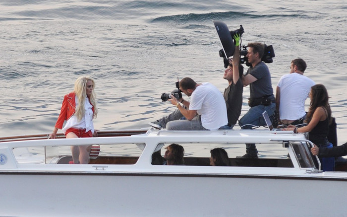 Những khung hình của Lindsay Lohan được thực hiện tại Bellagio, Italia.