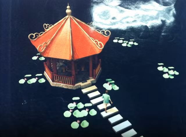 Đường dẫn ra lầu Bát giác