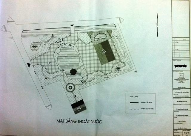 Xem hệ thống dẫn và thoát nước quanh khu nhà