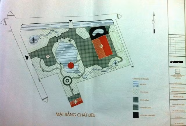 Mặt bằng chất liệu