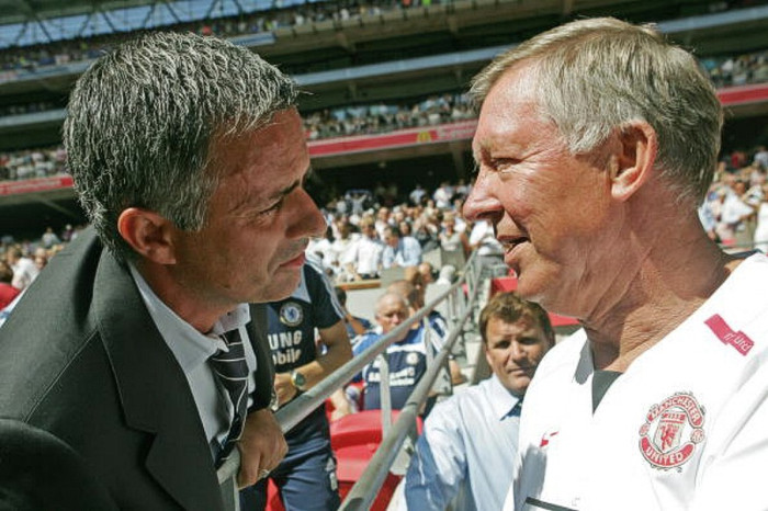 Sir Alex Ferguson và Jose Mourinho, tháng 7/2007. Sir Alex Ferguson và Jose Mourinho, tháng 7/2007.
