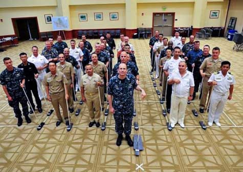 Chỉ huy các đội tàu đã thảo luận về kế hoạch cho các bài tập phối hợp tác chiến sắp tơi. Chỉ huy các đội tàu đã thảo luận về kế hoạch cho các bài tập phối hợp tác chiến sắp tơi.