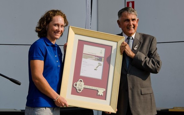 Samantha Stosur được chính quyền tiểu bang Queensland vinh danh.