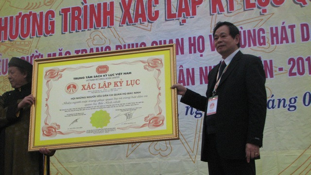 Kỷ niệm chương dành cho vùng đất Kinh Bắc