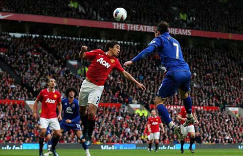 Kikica Jelavic mở tỷ số cho Everton ở phút 33