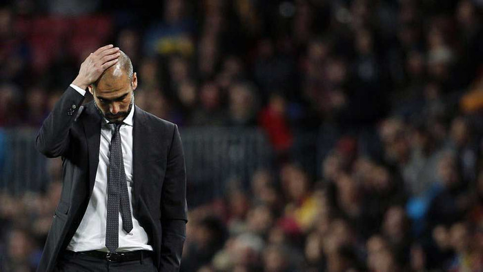 Vài ngày sau khi Barcelona bị loại khỏi Champions League ở vòng bán kết bởi Chelsea, Guardiola tuyên bố ông sẽ rời Nou Camp vào cuối mùa giải này, chấm dứt 4 năm dẫn dắt Barca. Vài ngày sau khi Barcelona bị loại khỏi Champions League ở vòng bán kết bởi Chelsea, Guardiola tuyên bố ông sẽ rời Nou Camp vào cuối mùa giải này, chấm dứt 4 năm dẫn dắt Barca.