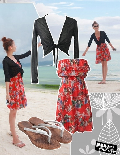 Váy quây cùng áo lửng càng giúp bạn quyến rũ hơn. Xem thêm: Ngọc Trinh ""chịu khó" khoe da trắng, vai thon với váy hè sành điệu -