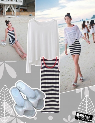 Váy ngắn bó sát thêm áo phông mỏng bên ngoài càng thêm phần cuốn hút. Xem thêm: Ngọc Trinh ""chịu khó" khoe da trắng, vai thon với váy hè sành điệu