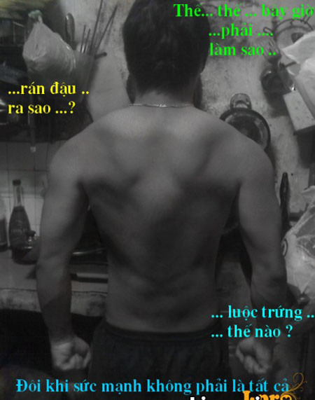 Lực sỹ vào bếp. Lực sỹ vào bếp.