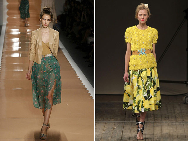 Mặc chân váy Midi như thế nào?, Thời trang, chan vay midi, vay, giay cao got, thoi trang