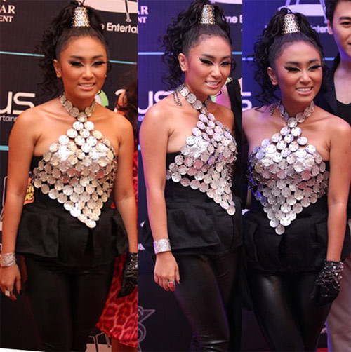 Họ đều là những người có nhan sắc cả tự nhiên lẫn tự tạo, đều là tên tuổi lớn hoặc sở hữu đôi chút danh tiếng trong một lĩnh vực nào đó của giới giải trí. Chính vì thế, trang phục của họ càng bị quan tâm nhiều hơn. Và đôi khi do chọn sai một thiết kế và kết hợp không đúng với vóc dáng, cơ thể của mình đã dẫn đến việc hình ảnh của họ xấu đi trong mắt người hâm mộ. Bộ trang phục rườm rà một cách "phi lý" càng khiến ca sĩ trẻ Nhật Thu thêm thấp bé và "nhem nhuốc" hơn