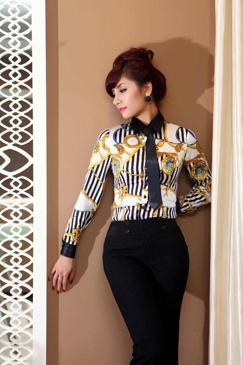 Lịch lãm với gam màu trắng - đen, Thời trang,