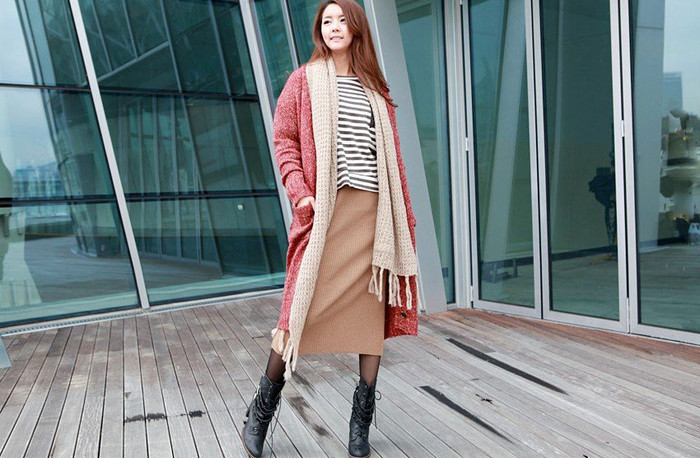 Mặc chân váy Midi như thế nào?, Thời trang, chan vay midi, vay, giay cao got, thoi trang