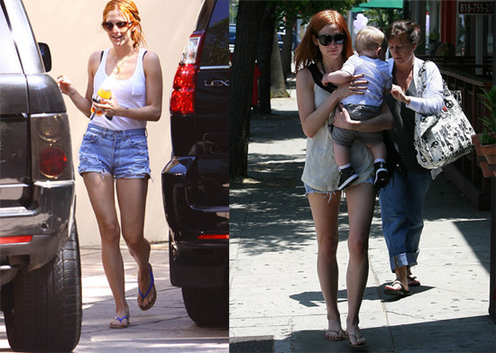 Từ thời kì còn "độc thân" cho đến khi sinh con, vóc dáng tuyệt vời của Ashlee Simpson vẫn luôn "kết thân" được với quần short. Xem thêm: Thời trang sao Hollywood/Thời trang sao Hàn/Thời trang sao Việt/Thời trang sao Hoa ngữ