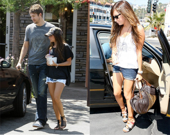 Lại tiếp tục một ngôi sao của HightSchool Musical - Ashley Tisdale. Cũng như Vanessa và Miley, cô luôn tạo được phong cách khỏe khoắn và vẫn rất hấp hẫn với những chiếc quần short. Xem thêm: Thời trang sao Hollywood/Thời trang sao Hàn/Thời trang sao Việt/Thời trang sao Hoa ngữ