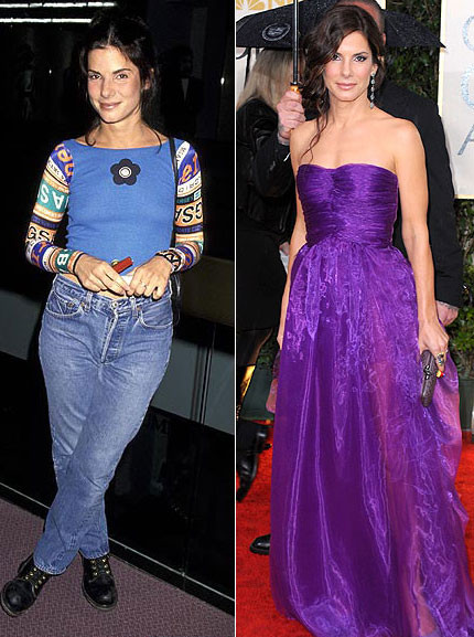 Là người thành công trong sự nghiệp khi giành tượng vàng Oscar cho Nữ diễn viên chính xuất sắc nhất. Cùng với đó, Sandra Bullock cũng được biết đến là một người phụ nữ hứng chịu nhiều đau khổ trong tình yêu không kém. Nhưng không vì thế mà ngôi sao đắt giá của Hollywood này đánh mất danh tiếng về tài năng lẫn sự xinh đẹp của mình. So với 1994 thì xem ra Sandra Bullock đã thực sự đằm thắm và gu thời trang đã cải thiện hơn nhiều. Xem thêm: Sao Hoa ngữ/Sao Việt/Sao Hàn/Sao Hollywood Là người thành công trong sự nghiệp khi giành tượng vàng Oscar cho Nữ diễn viên chính xuất sắc nhất. Cùng với đó, Sandra Bullock cũng được biết đến là một người phụ nữ hứng chịu nhiều đau khổ trong tình yêu không kém. Nhưng không vì thế mà ngôi sao đắt giá của Hollywood này đánh mất danh tiếng về tài năng lẫn sự xinh đẹp của mình. So với 1994 thì xem ra Sandra Bullock đã thực sự đằm thắm và gu thời trang đã cải thiện hơn nhiều. Xem thêm: Sao Hoa ngữ/Sao Việt/Sao Hàn/Sao Hollywood