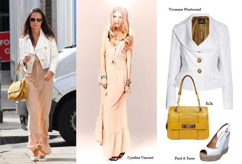 Các sao Hollywood thường mix vest với những kiểu váy dài, ngắn khác nhau. Xem thêm: Xu hướng thời trang Hè/Xu hướng tóc Hè