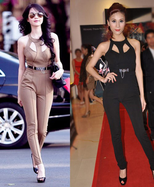 Jumpsuit xuất hiện cách đây rất lâu, nhưng phải đến năm 2011 mới bắt đầu nổi lên như một xu hướng thời trang mà bất kì mỹ nhân nào cũng hướng đến. Thiết kế áo liền quần giúp cho người mặc khoe được trọn dáng người, lại rất sành điệu và cá tính. Chùm ảnh: Eva Xem thêm: Thời trang sao Hollywood/Thời trang sao Hàn/Thời trang sao Hoa ngữ/Thời trang sao Việt Jumpsuit xuất hiện cách đây rất lâu, nhưng phải đến năm 2011 mới bắt đầu nổi lên như một xu hướng thời trang mà bất kì mỹ nhân nào cũng hướng đến. Thiết kế áo liền quần giúp cho người mặc khoe được trọn dáng người, lại rất sành điệu và cá tính. Chùm ảnh: Eva Xem thêm: Thời trang sao Hollywood/Thời trang sao Hàn/Thời trang sao Hoa ngữ/Thời trang sao Việt