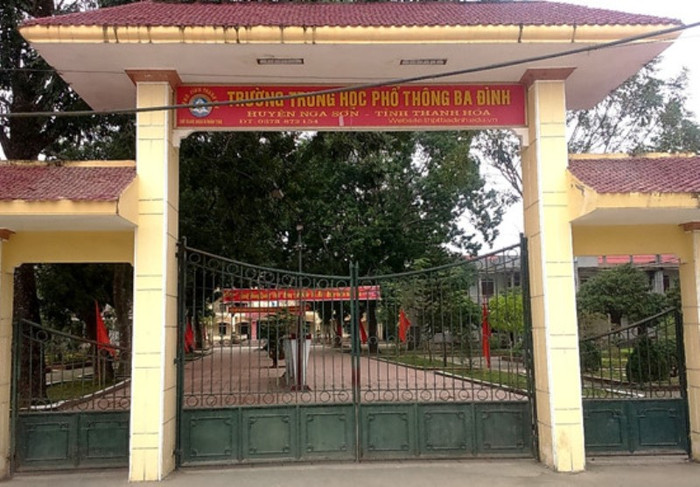 Trường trung học phổ thông Ba Đình, huyện Nga Sơn, tỉnh Thanh Hóa. Ảnh: Thanh Hoa Trường trung học phổ thông Ba Đình, huyện Nga Sơn, tỉnh Thanh Hóa. Ảnh: Thanh Hoa