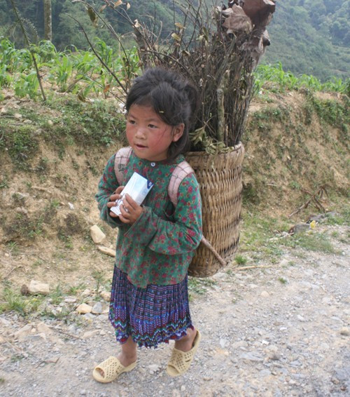 Hân hoan với hộp sữa TH true Milk, món quà "xa xỉ" trong thực đơn hằng ngày của các em. Hân hoan với hộp sữa TH true Milk, món quà "xa xỉ" trong thực đơn hằng ngày của các em.