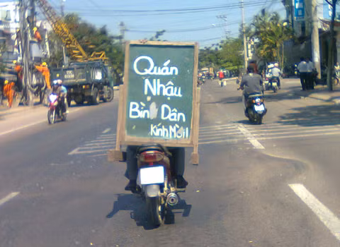 Chụp trên đường Trần Hưng Đạo, TP.Quy Nhơn. Ảnh: Thái Văn Hùng