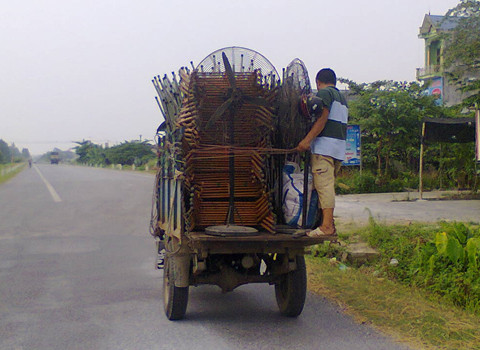 Thế đứng trên công nông. Ảnh: Phạm Văn May