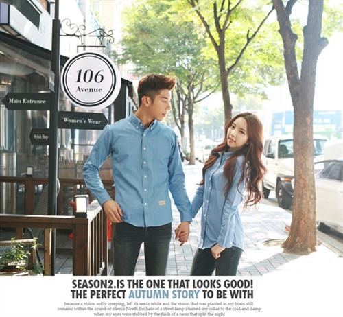 Cùng diện áo đôi và nắm tay nhau trong ngày lễ tình nhân cũng là một trong những việc cực kỳ lãng mạn. Những mẫu sơ mi demin đôi như thế này giúp 2 bạn khỏe khoắn và cực sành điệu! Xem thêm: Đồ đôi siêu ngọt ngào cho ngày Lễ Tình Nhân (P1)/Nội y cho ngày Valentine/Cặp đôi mùa Đông/Những cặp đôi sành điệu của năm 2011 Cùng diện áo đôi và nắm tay nhau trong ngày lễ tình nhân cũng là một trong những việc cực kỳ lãng mạn. Những mẫu sơ mi demin đôi như thế này giúp 2 bạn khỏe khoắn và cực sành điệu! Xem thêm: Đồ đôi siêu ngọt ngào cho ngày Lễ Tình Nhân (P1)/Nội y cho ngày Valentine/Cặp đôi mùa Đông/Những cặp đôi sành điệu của năm 2011