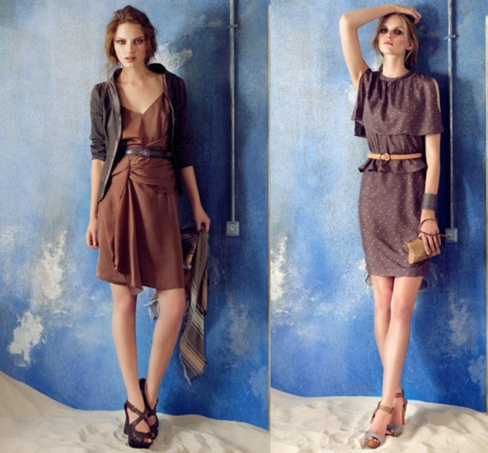 Lịch sự nhưng không kém phần nữ tính với những chiếc váy dáng công sở đặc trưng của mùa hè. Xem thêm: BST váy: Vũ điệu đón Xuân/BST Gap: Trẻ trung bừng sáng/BST áo cưới Lan Vu 2012