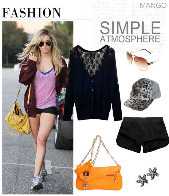 Bên cạnh những bộ cánh rực rỡ, sexy khi tham dự các sự kiện hay chụp ảnh cho tạp chí, cô nàng thường chọn quần short, quần ngố, quần jeans, quần thể thao... kết hợp với áo phông, áo khoác len mỏng hay áo nỉ... trẻ trung khi có thời gian đi dạo phố với bạn bè, gia đình.